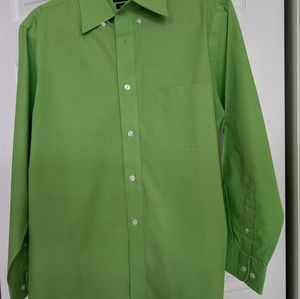 Lime green men's shirt size 16 32/33